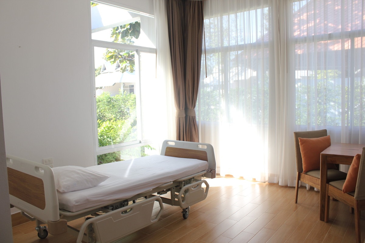 Pavillion-Zimmer als Pflegezimmer